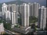 Een klein deel van de vele flats van Hong Kong
